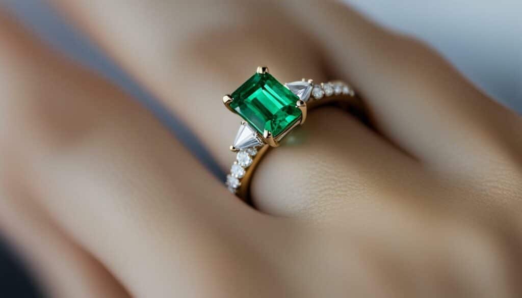 custom emerald engagement rings