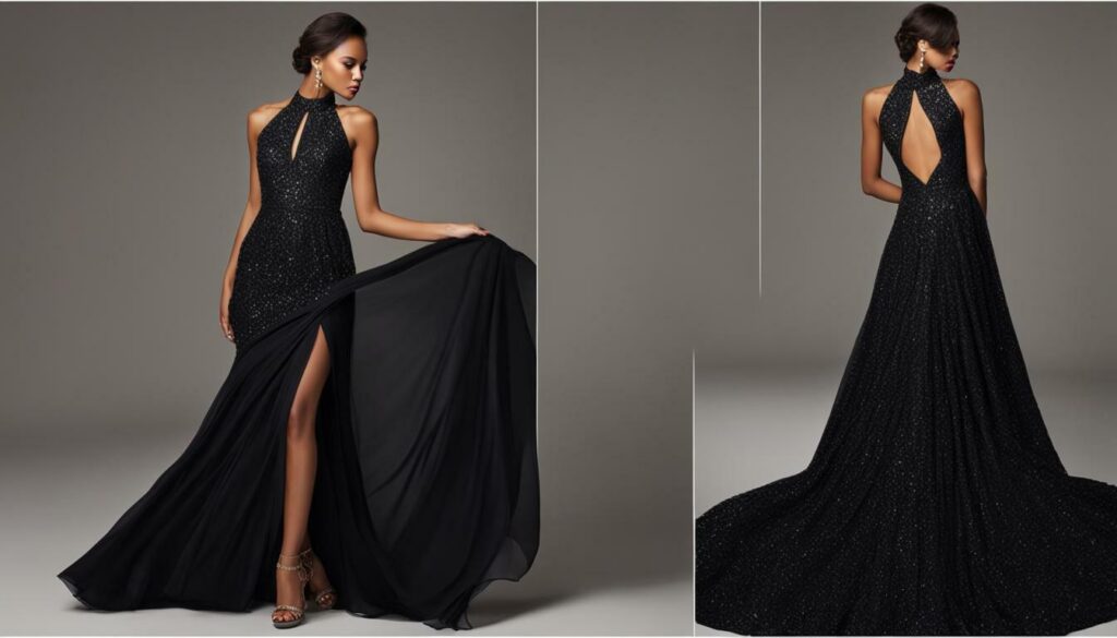 black prom dress 2024